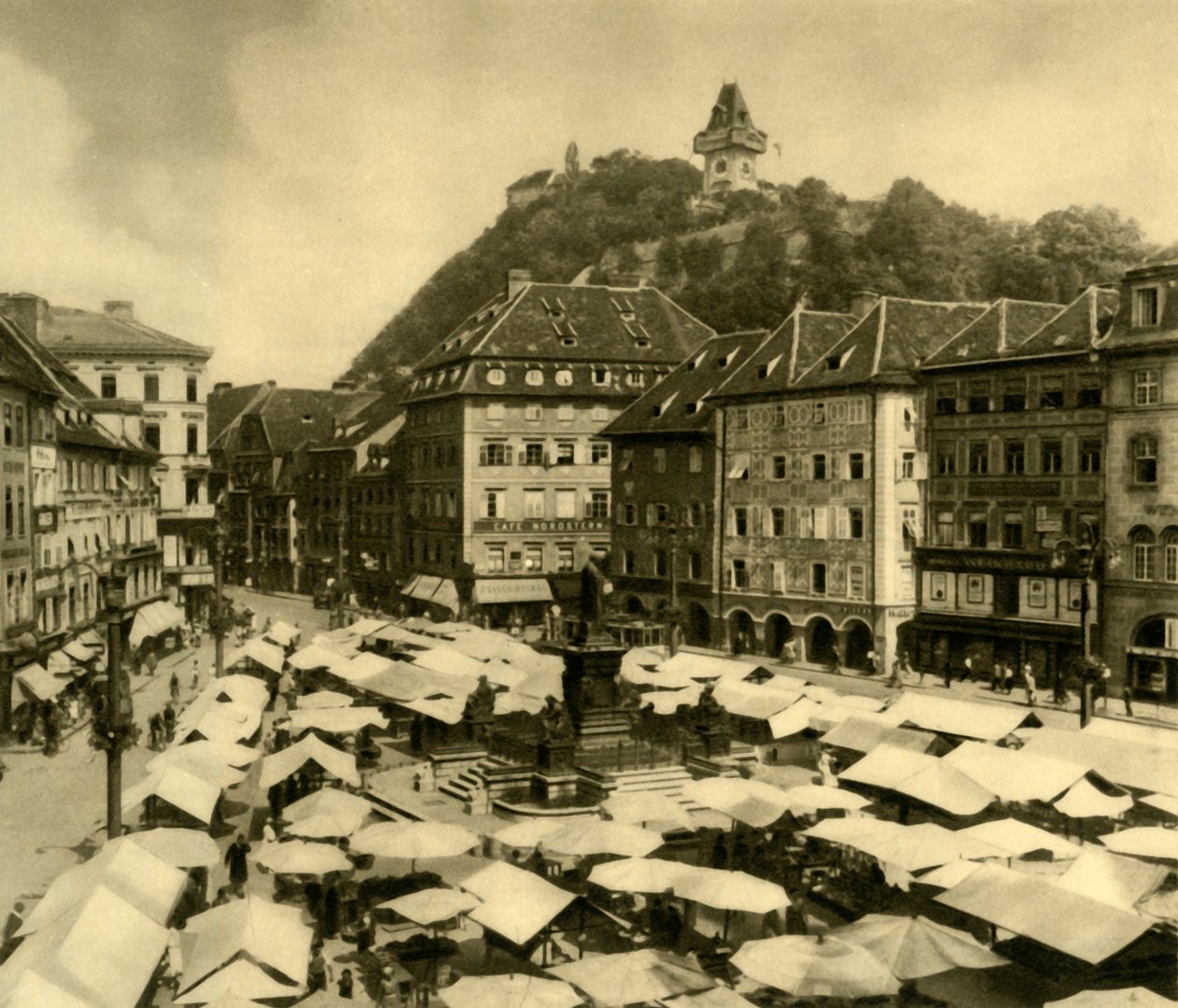 Plaza Principal, Graz, Estiria, Austria, c1935 de Unbekannt