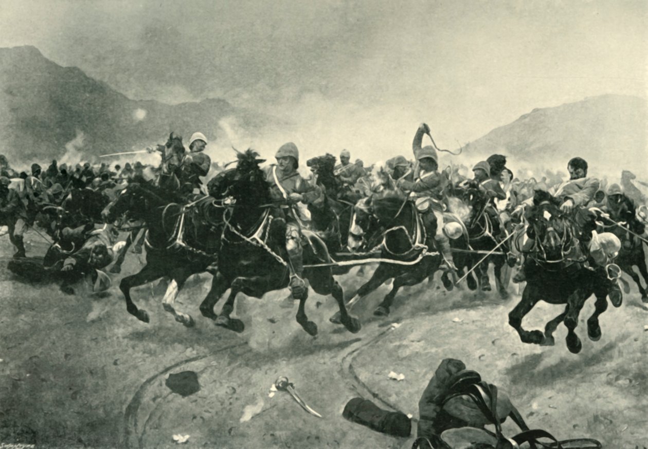 Maiwand - Salvando los cañones, 1901 de Unbekannt