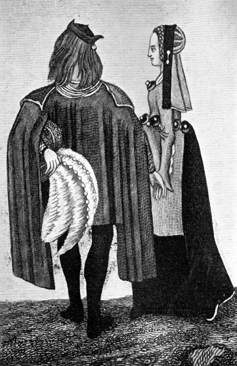 Traje masculino y femenino, finales del siglo XV-principios del siglo XVI, 1910 de Unbekannt