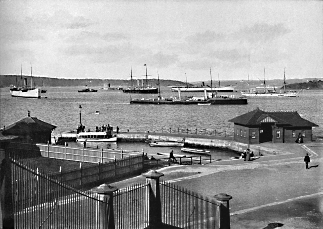 Escaleras Man o War y Farm Cove, c1900 de Unbekannt