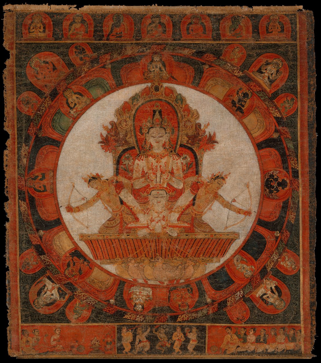 Mandala de Chandra, Dios de la Luna de Unbekannt