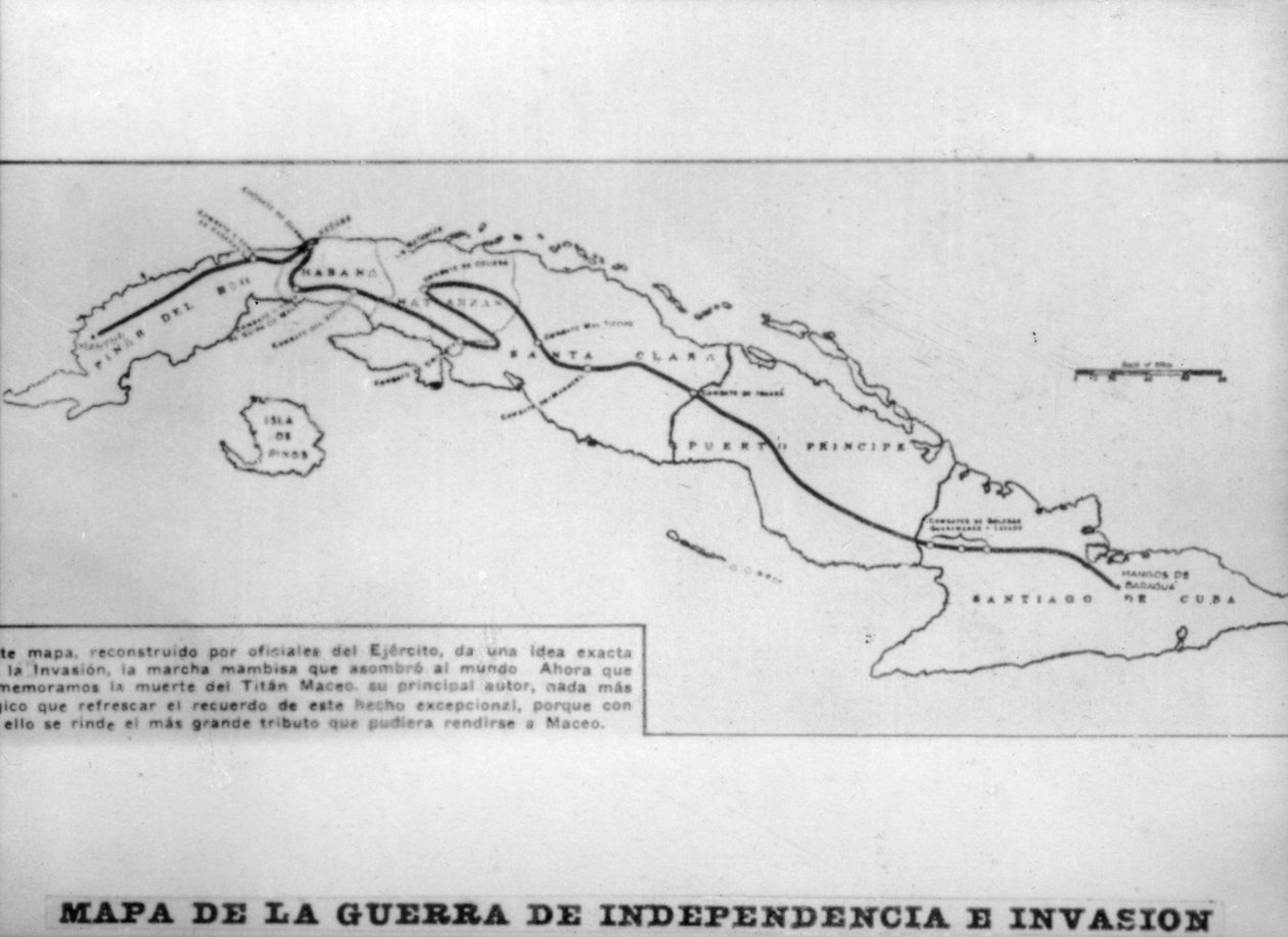 Mapa de la guerra de independencia e invasión de Unbekannt