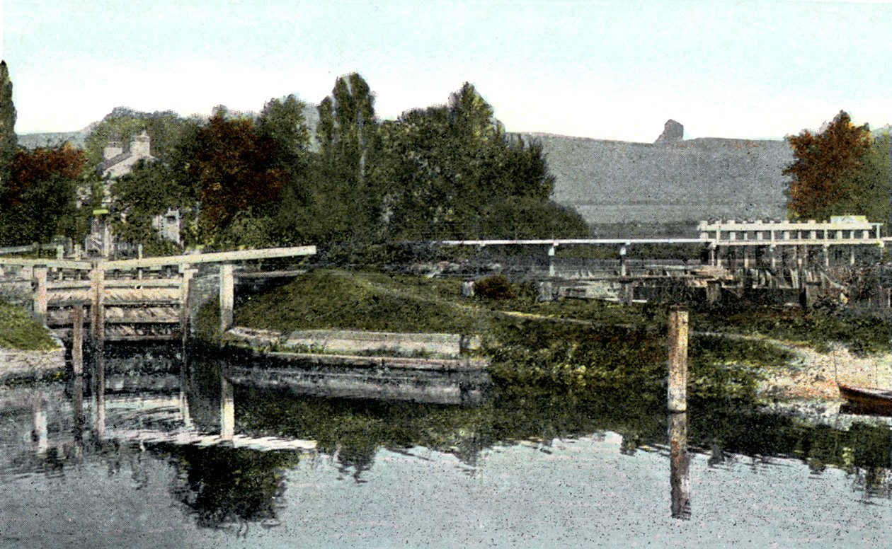 Mapledurham Lock, Oxfordshire, siglo XX de Unbekannt