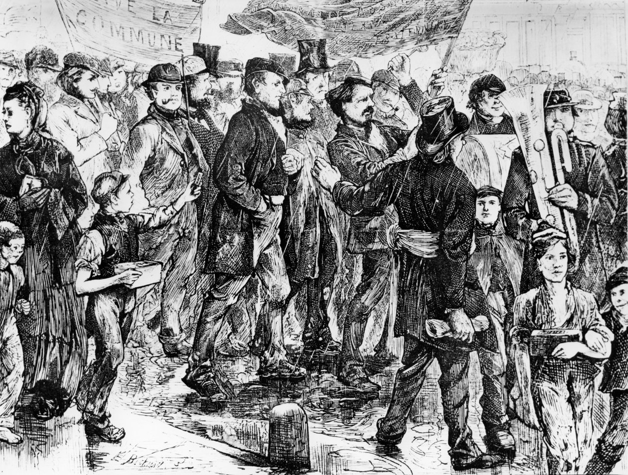 Marcha a favor de la Comuna, Comuna de París de 1871 de Unbekannt