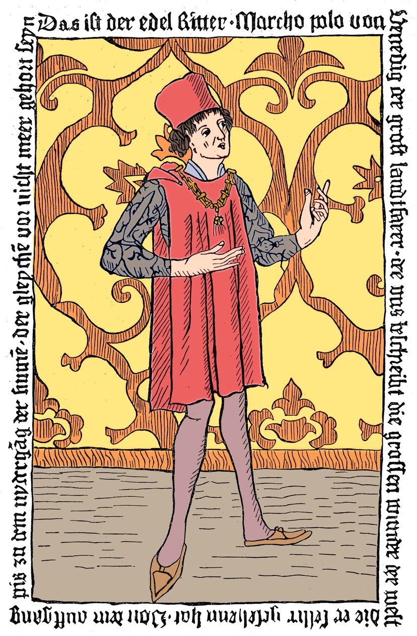 Marco Polo, mercader y viajero veneciano medieval de Unbekannt