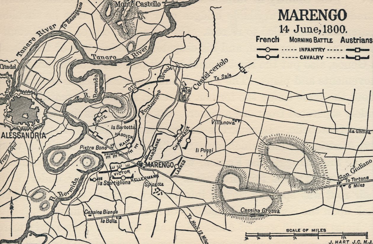 Marengo - 14 de junio de 1800, batalla matutina de Unbekannt