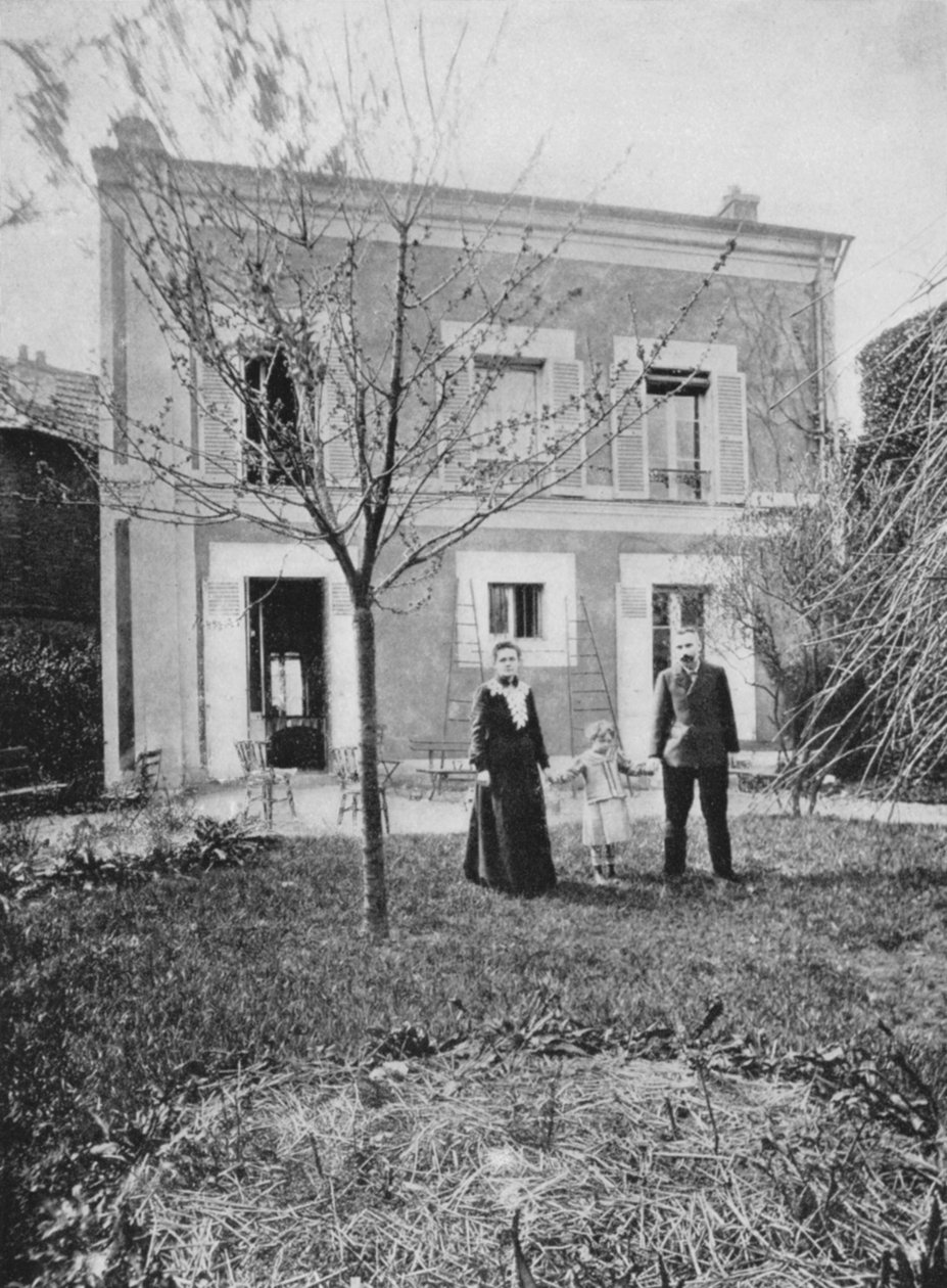 Marie 1867-1934 y Pierre 1859-1906 Curie de Unbekannt