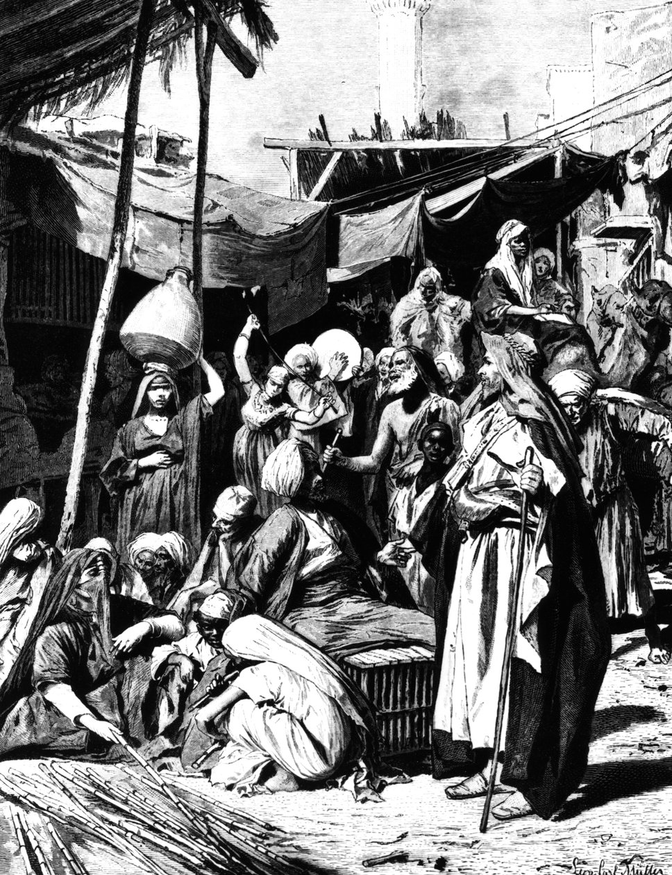 Mercado en Tantah, Egipto de Unbekannt