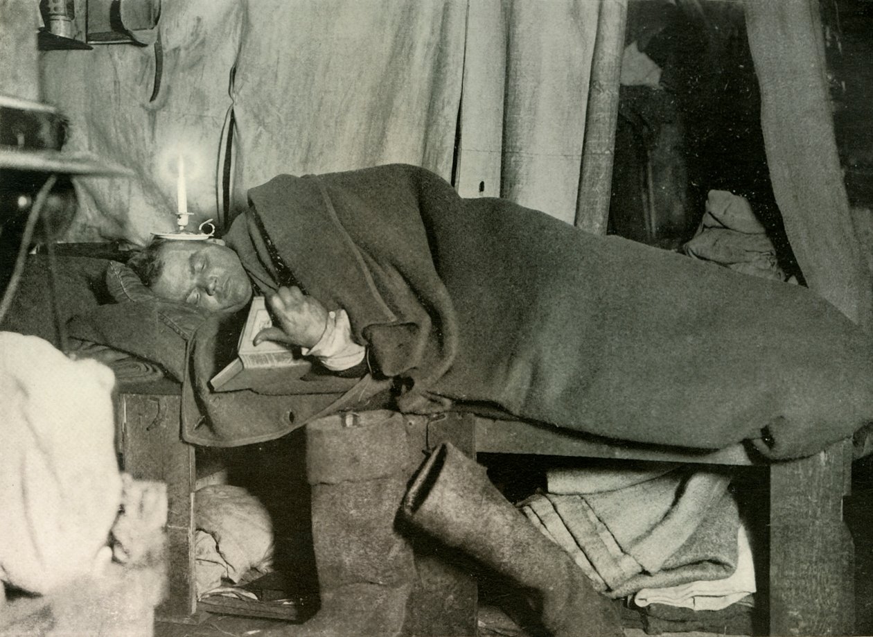 Marston en su cama de Unbekannt