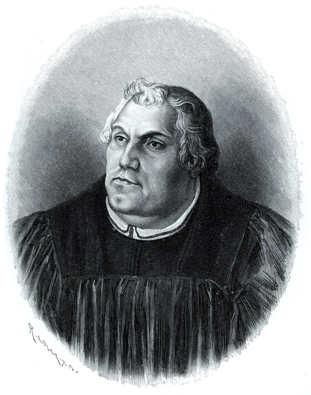 Martín Lutero, reformador de la iglesia protestante, 1903 de Unbekannt