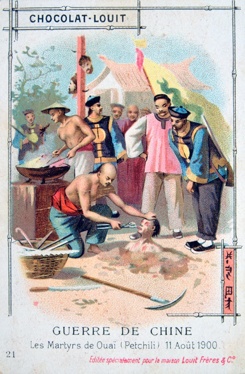 Martirio en Ouai Petchili, China, Rebelión de los Bóxers de Unbekannt