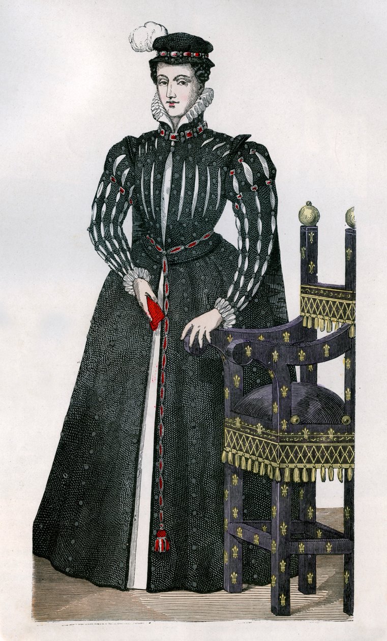 María Estuardo, Reina Consorte de Francisco II de Francia, c1560 de Unbekannt