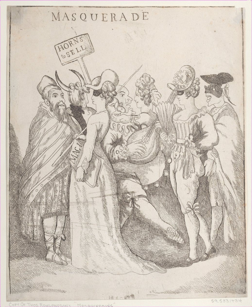 Mascarada, [30 de agosto de 1811], copia de Unbekannt