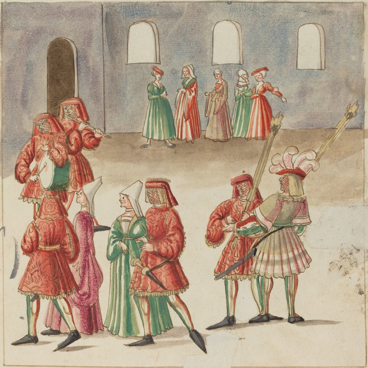 Mascarada, c. 1515 de Unbekannt