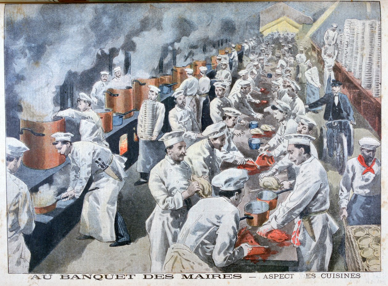 Banquete del Alcalde, París, 1900 de Unbekannt