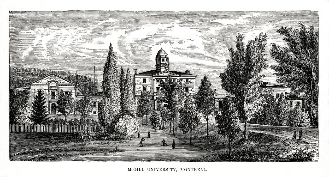Universidad McGill, Montreal, Canadá, siglo XIX de Unbekannt