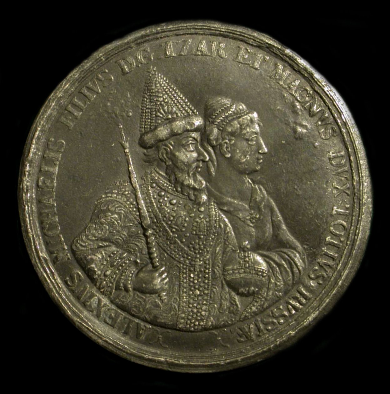 Medalla del Zar Alexis I de Rusia para celebrar el nacimiento de Pedro el Grande, ca 1775 de Unbekannt