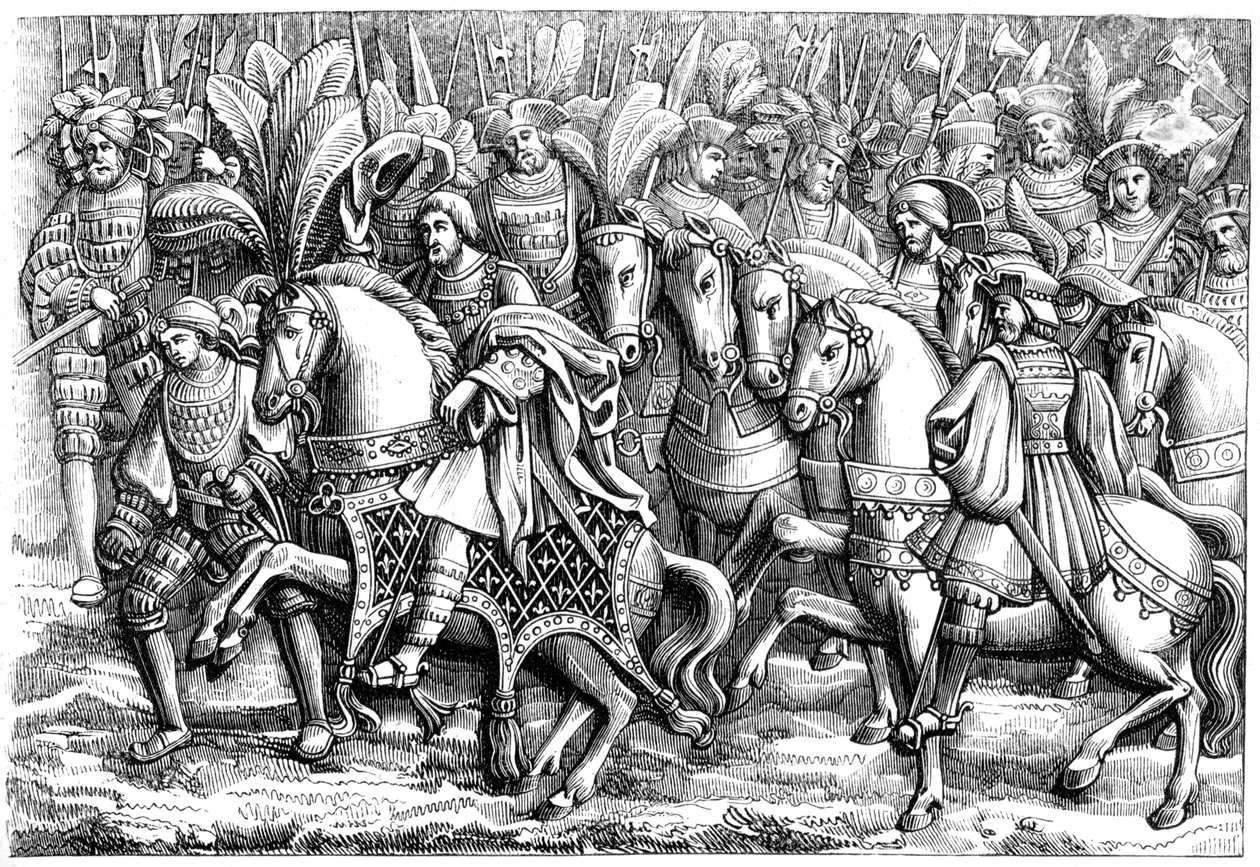 Reunión en el Campo del Paño de Oro, siglo XVI, 1849 de Unbekannt