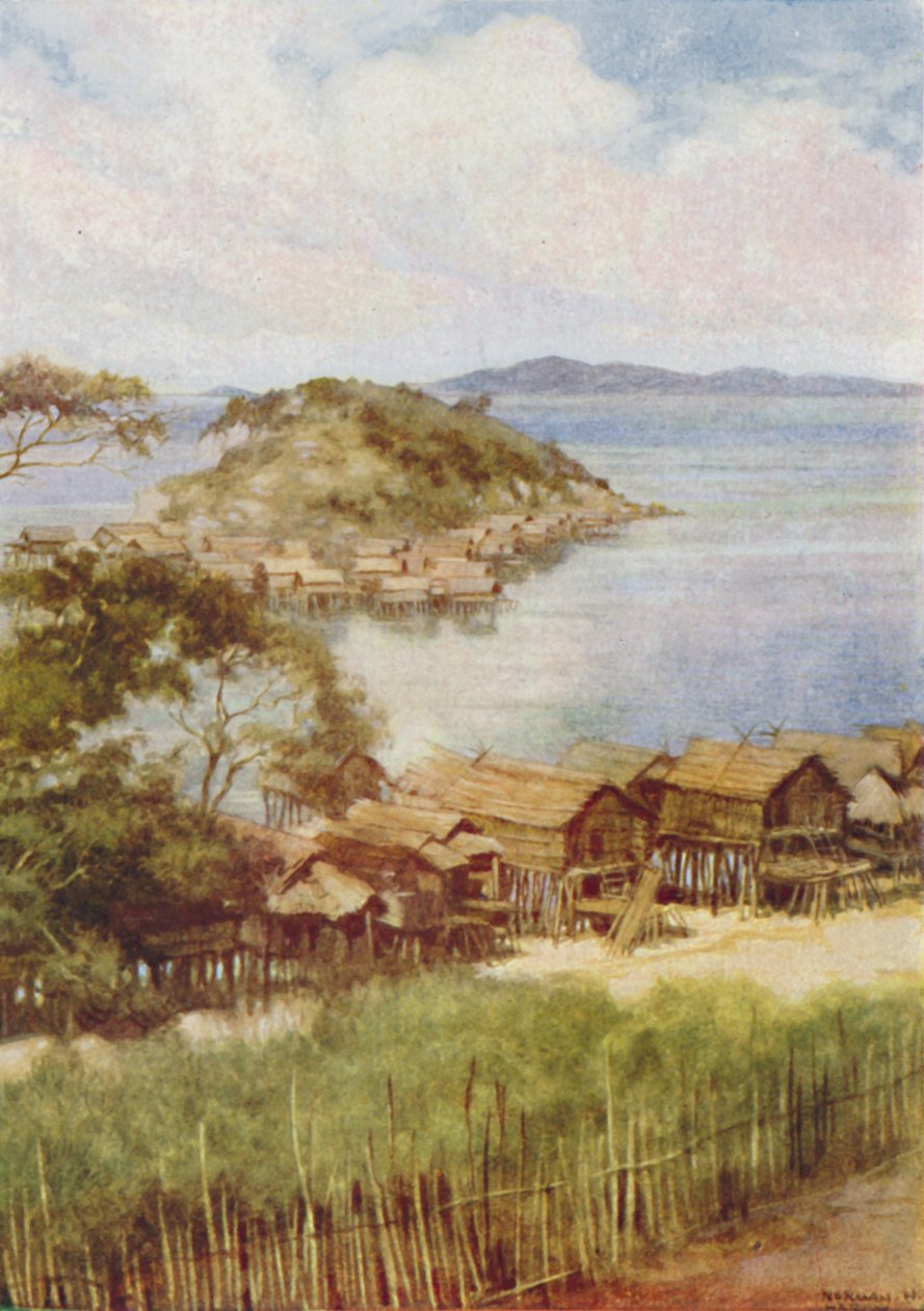 Aldea melanesia, 1924 de Unbekannt