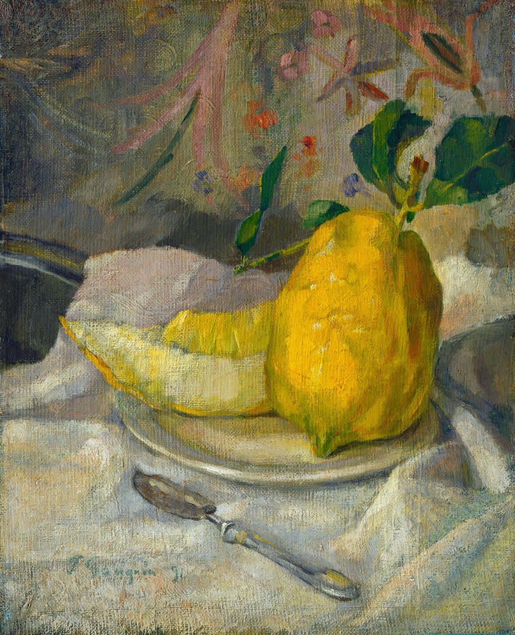 Melón y limón, c. 1900 de Unbekannt