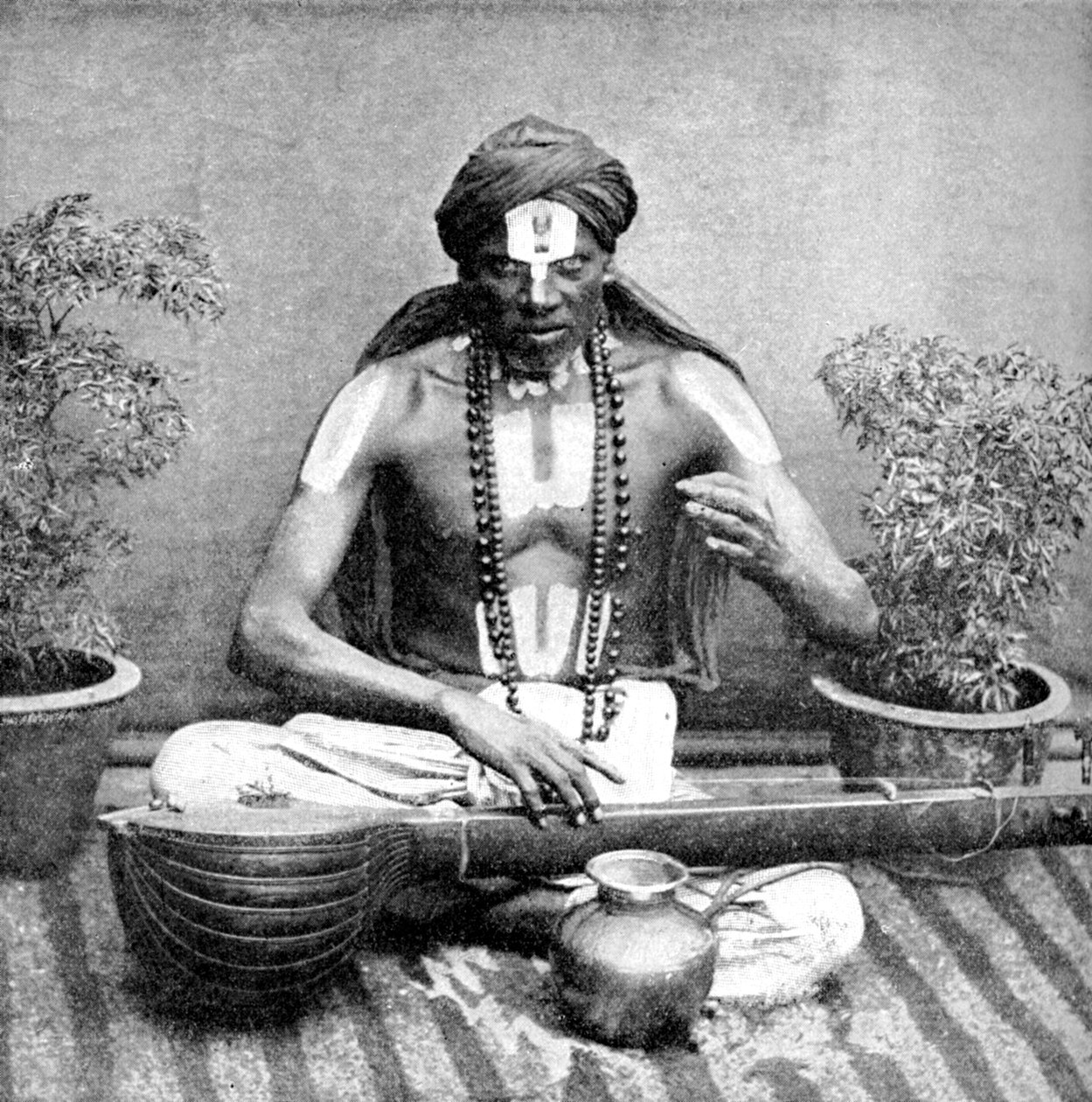Mendicidad adoptada en nombre de Vishnu, India, 1922 de Unbekannt