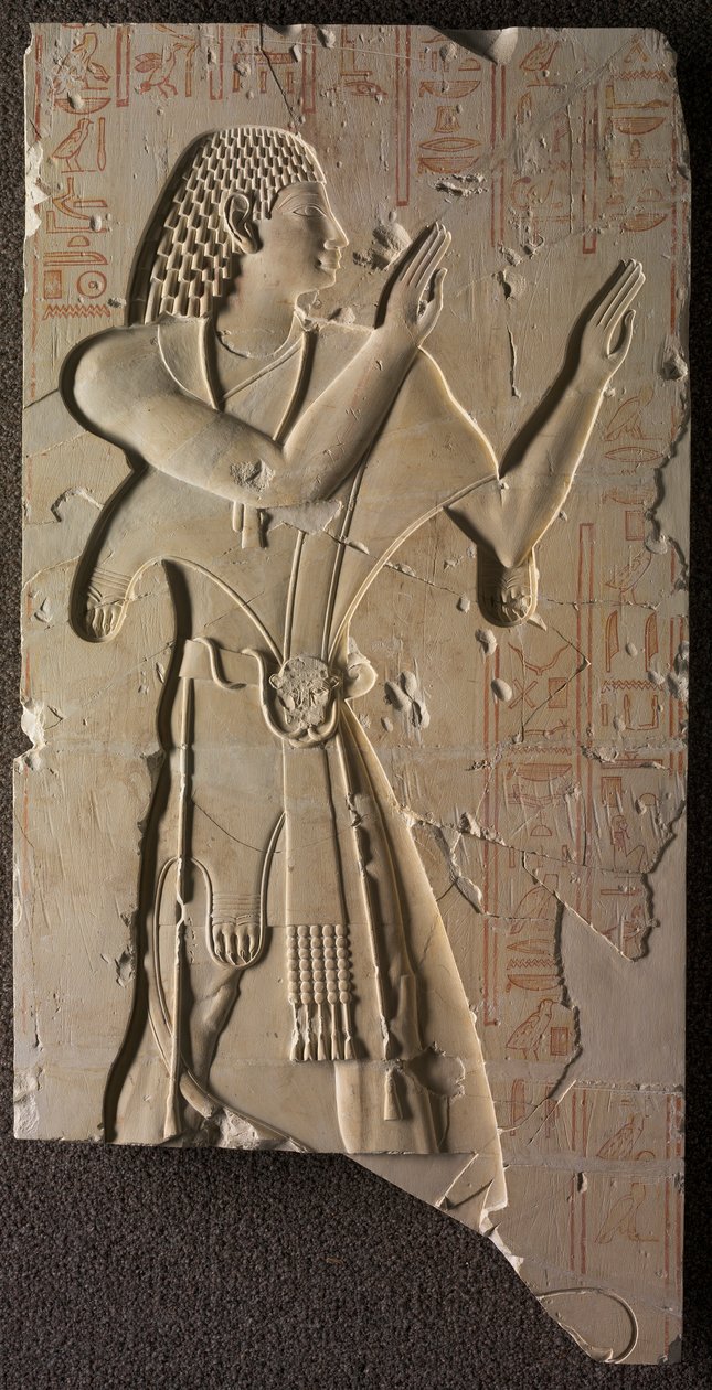 Mentuemhat en vestimenta eclesiástica, c. 667-647 a.C. de Unbekannt