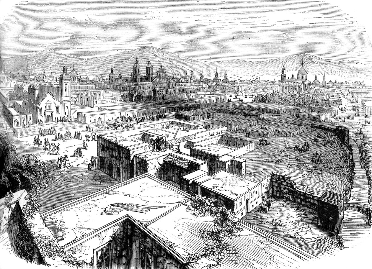 Ciudad de México, México, mediados del siglo XIX c1880 de Unbekannt