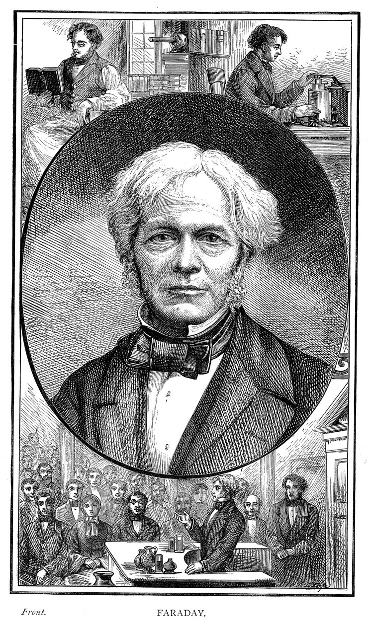 Michael Faraday, físico y químico británico, 1881 de Unbekannt