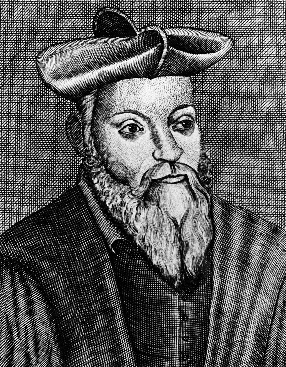Michel Nostradamus 1503-1556, médico y astrólogo francés, siglo XVII de Unbekannt