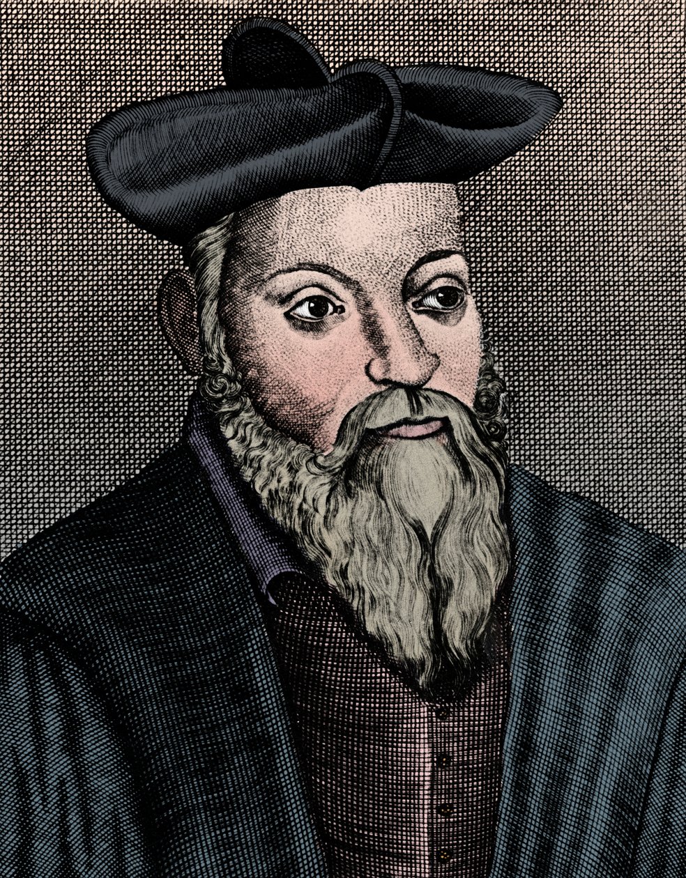 Michel Nostradamus 1503-1556, médico y astrólogo francés, siglo XVII de Unbekannt