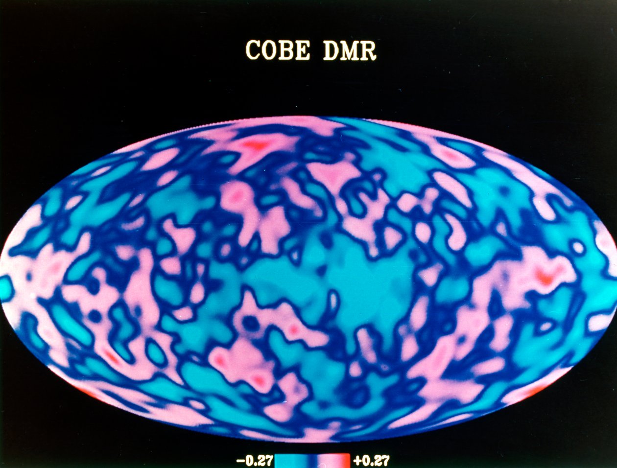 Mapa de microondas de todo el cielo, c1990s de Unbekannt