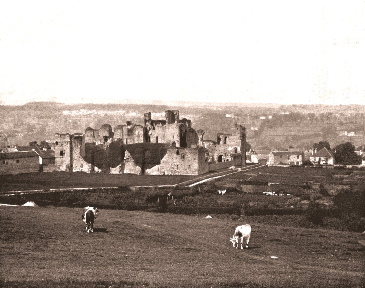 Castillo de Middleham, Yorkshire, 1894 de Unbekannt