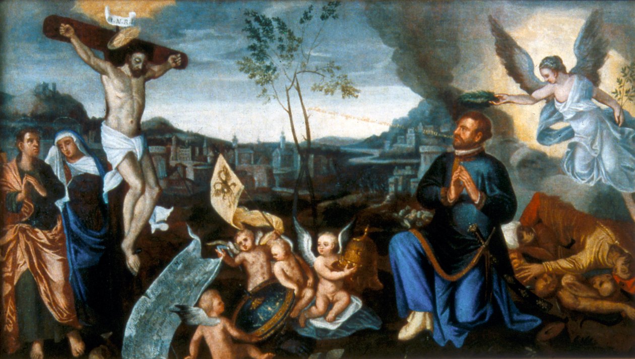 Miklos Zrinyi, heroico general croata-húngaro, finales del siglo XVI de Unbekannt
