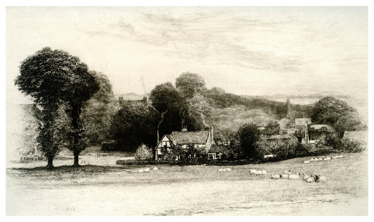 Cabaña de Milton, Chalfont St Giles, Buckinghamshire, 1895 de Unbekannt