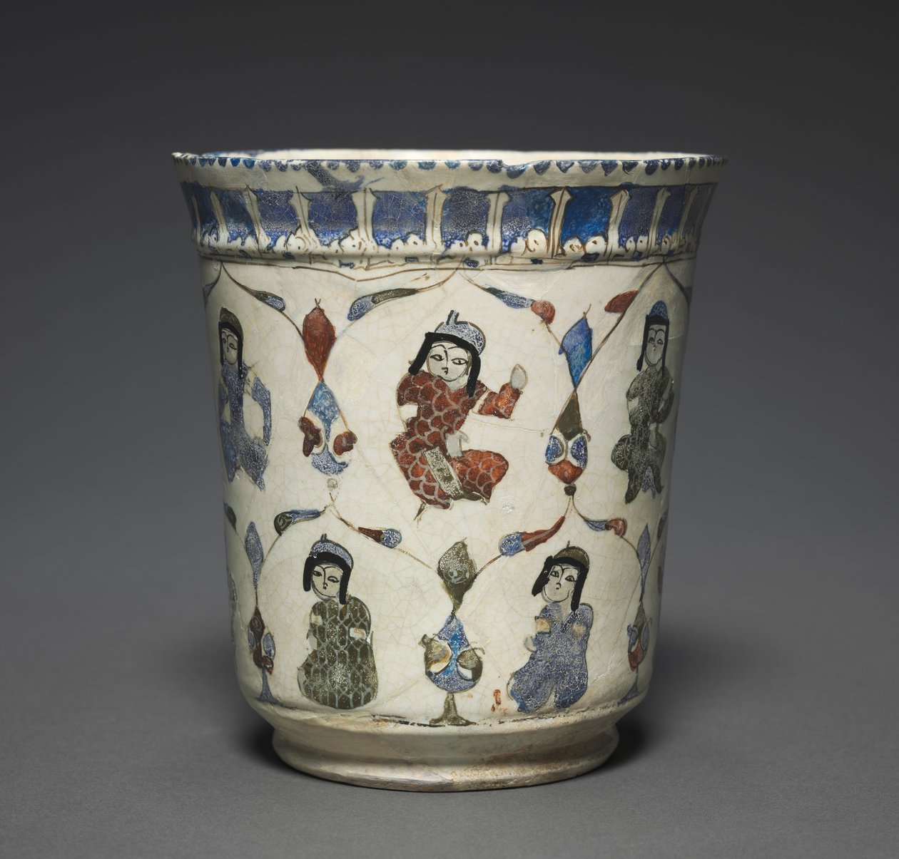Vaso Minai con príncipes sentados, 1180-1220 de Unbekannt