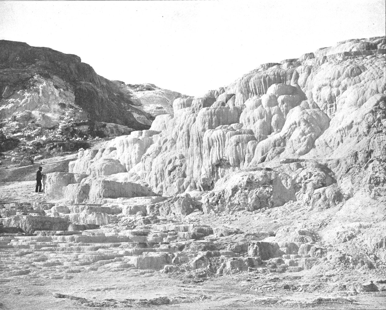 Terraza Minerva, Parque Yellowstone, EE.UU., c1900 de Unbekannt