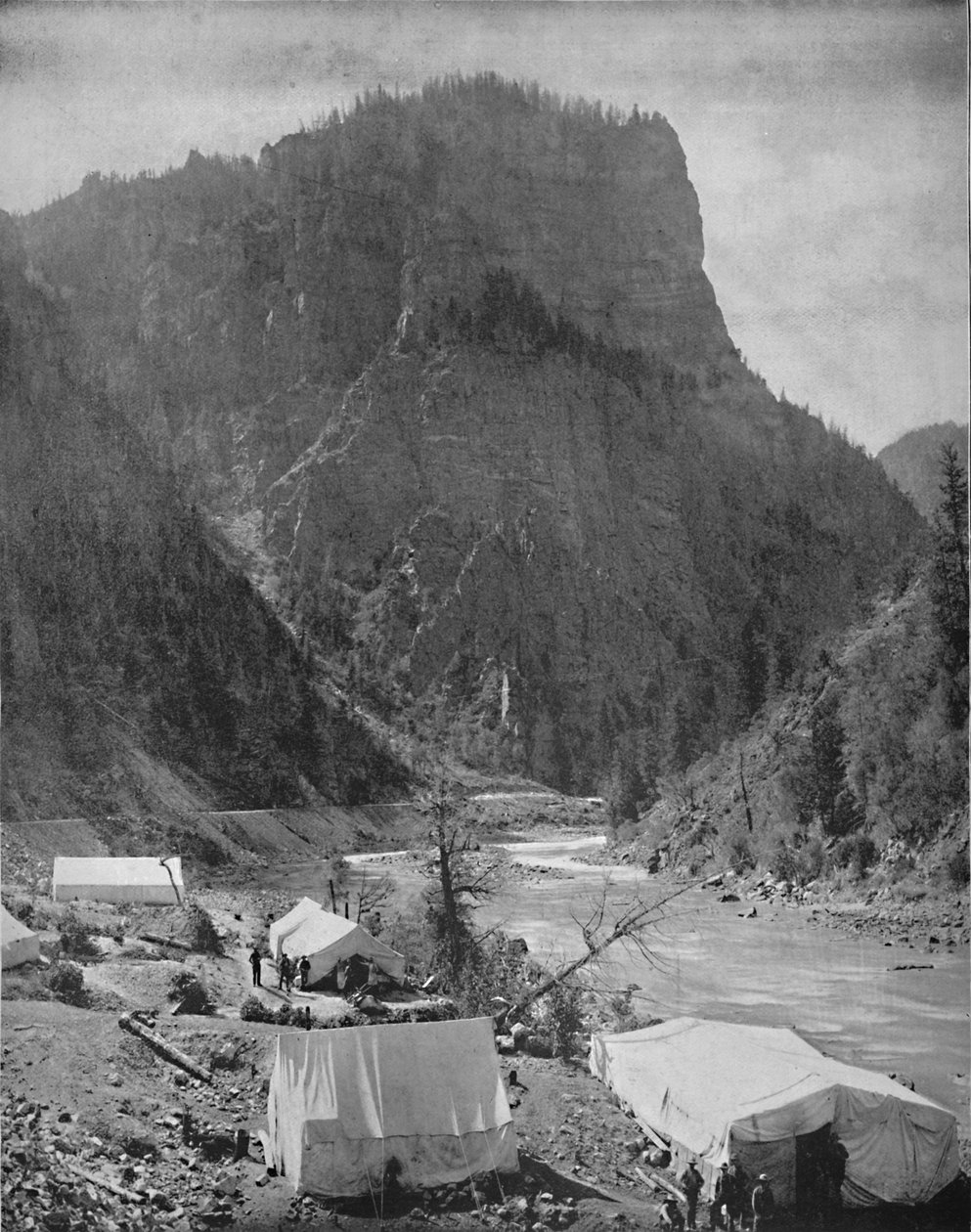 Campamento minero, Nevada, c. 1897 de Unbekannt