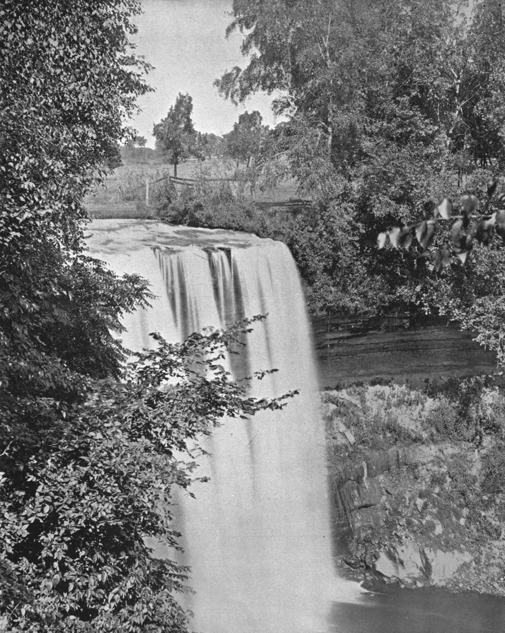 Cataratas Minnehaha, Minneapolis, Minnesota, EE.UU., c1900 de Unbekannt