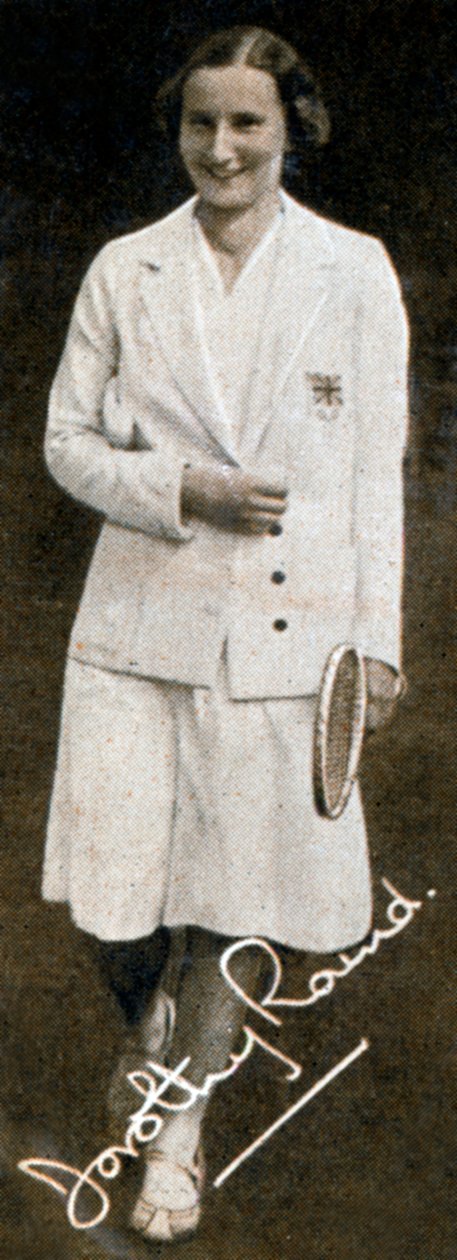 Miss Dorothy Round, campeona femenina de Wimbledon, 1934 de Unbekannt