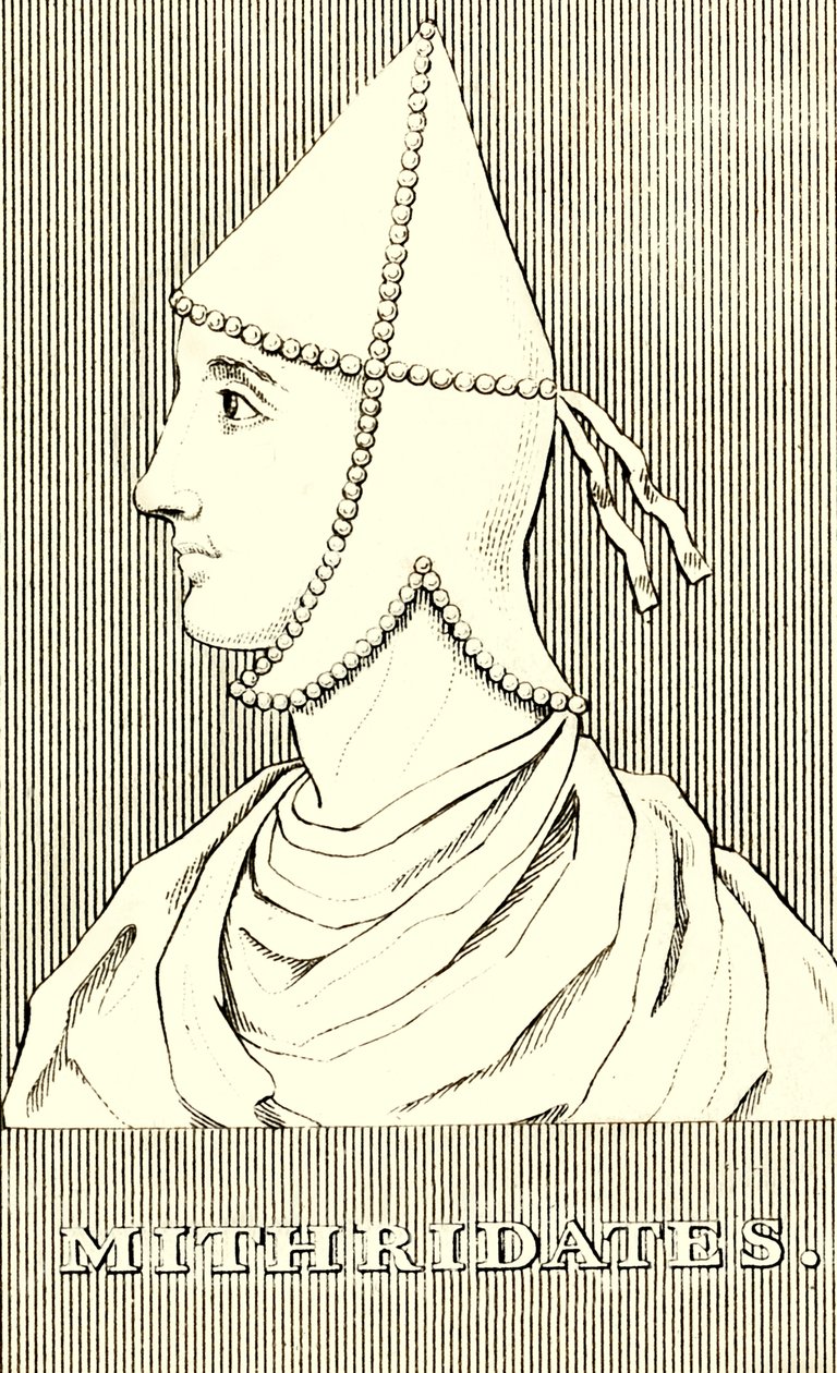 Mitrídates, 65-110 d.C., 1830 de Unbekannt