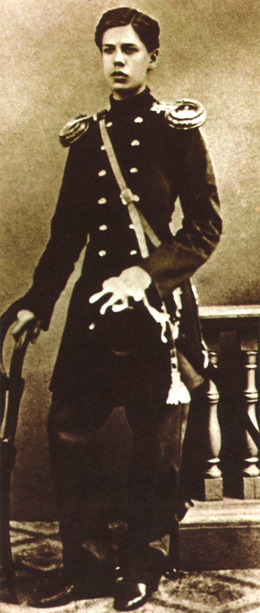 Modest Mussorgsky, compositor ruso, de joven, finales de 1850 de Unbekannt