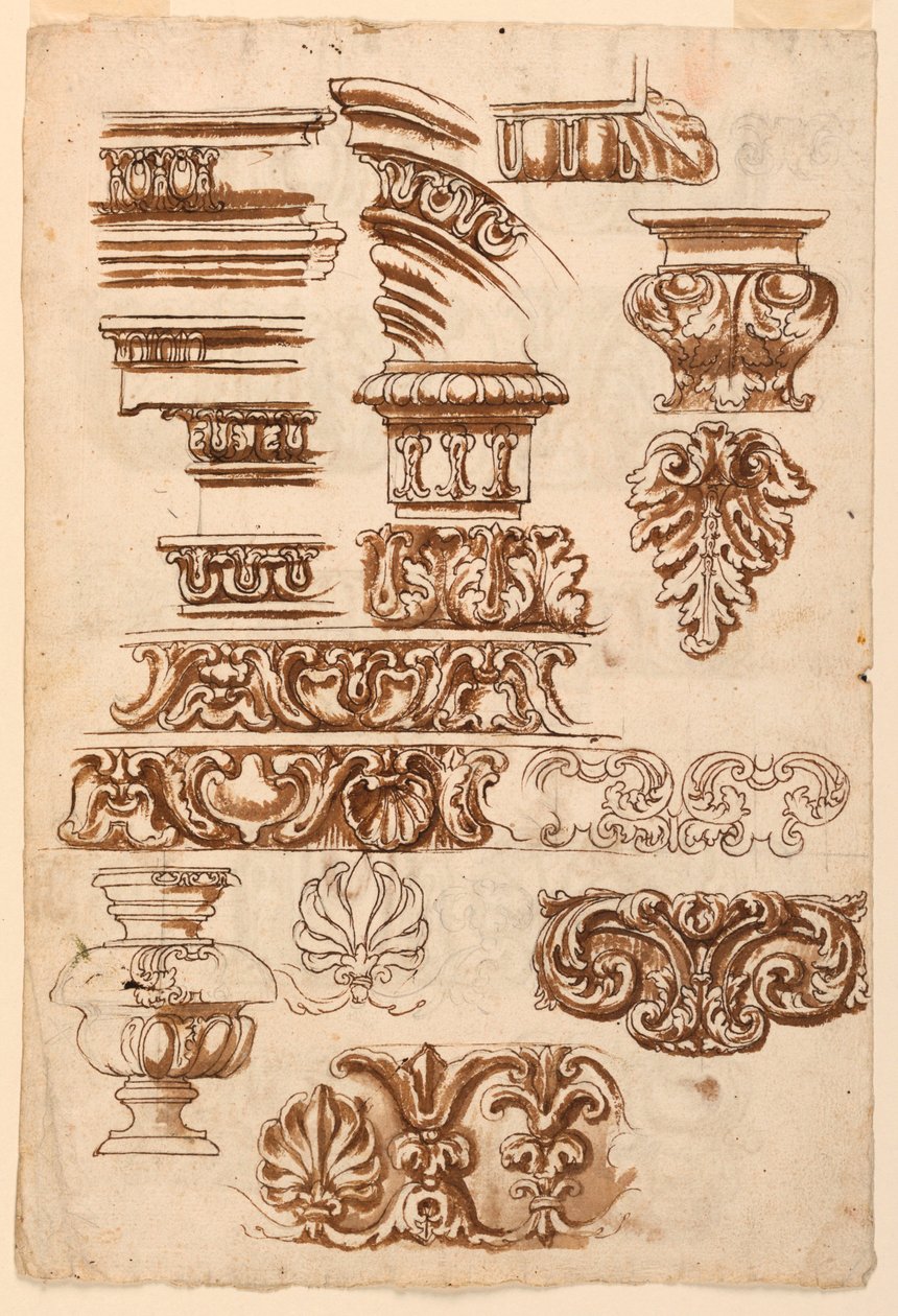 Moldura y ornamentación de Unbekannt