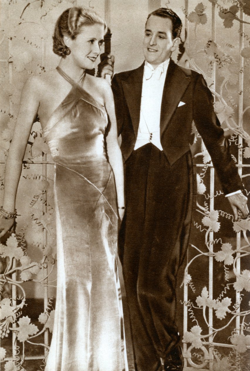 Molly Lamont y Gene Gerrard, actores, 1933 de Unbekannt