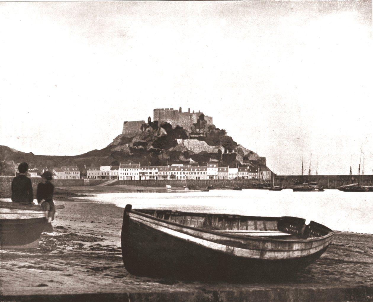 Castillo de Mont Orgueil, Jersey, 1894 de Unbekannt