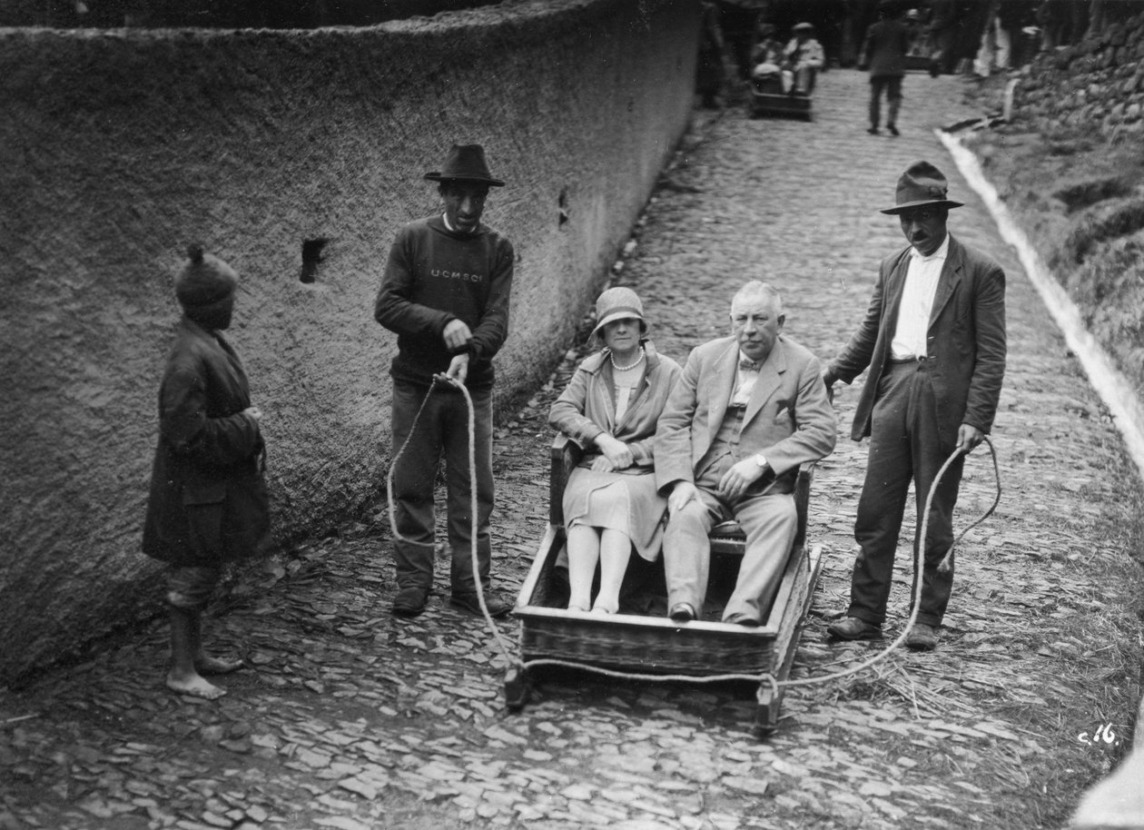 Trineo de Monte, Madeira, Portugal, c1920s-c1930s de Unbekannt