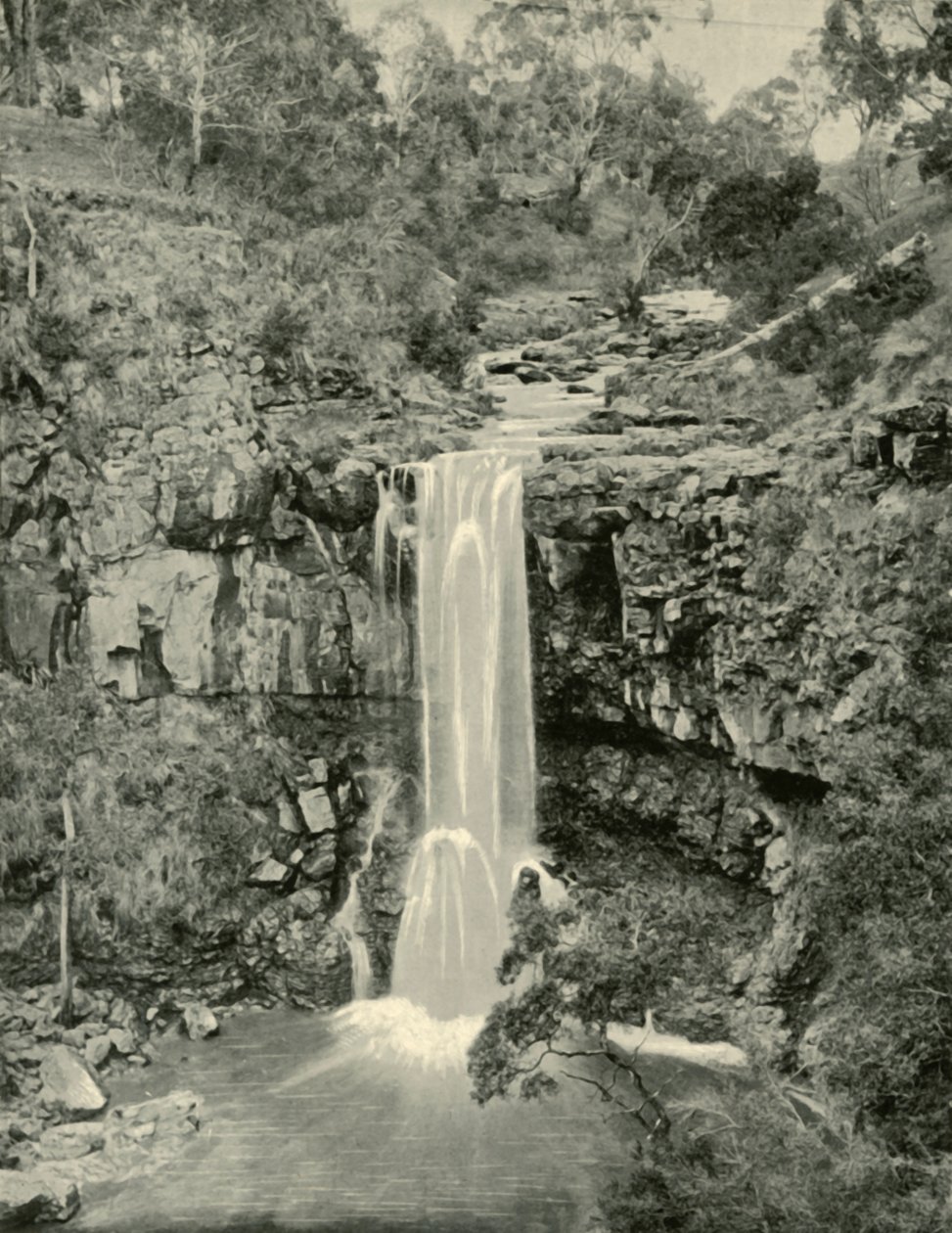 Cascadas de Moorabool, Victoria, 1901 de Unbekannt