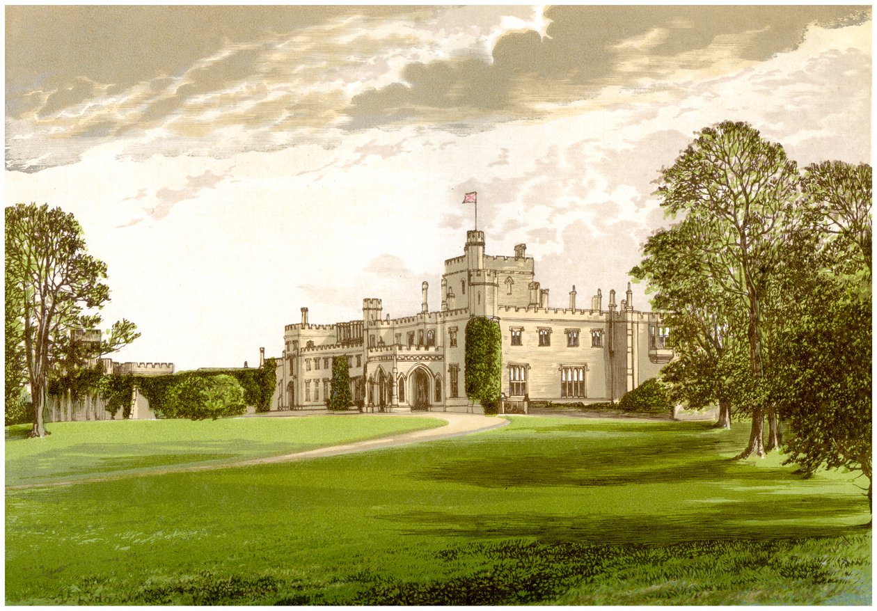 Moreton Hall, Cheshire, hogar de la familia Ackers, c. 1880 de Unbekannt