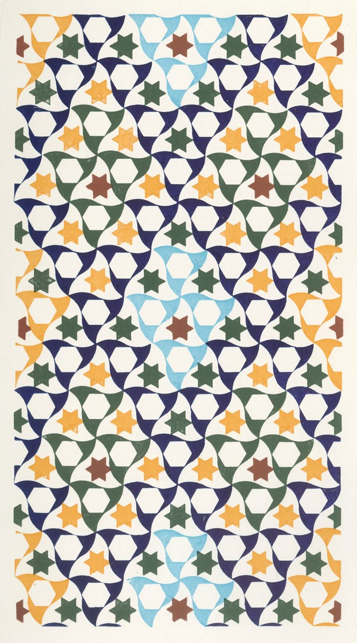 Mosaico del pórtico del Generalife, 1907 de Unbekannt