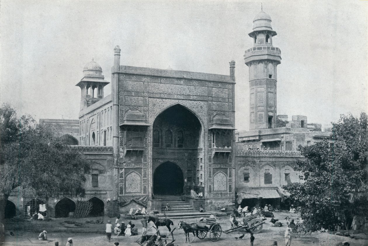Mezquita de Wazir Khan, Lahore, c1942 de Unbekannt