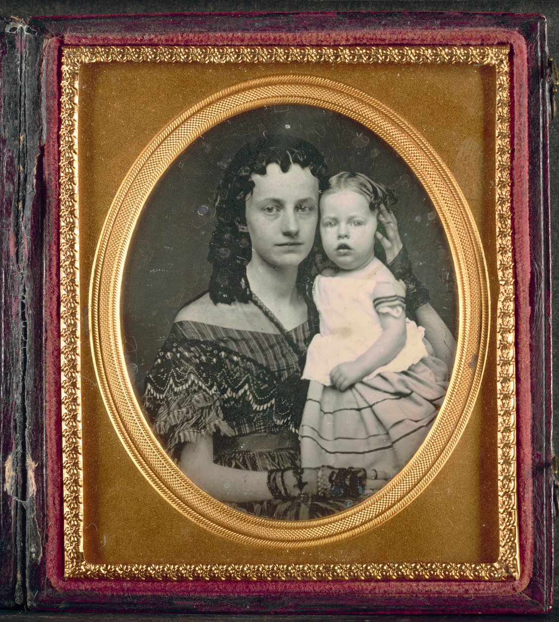Madre e hijo, c. 1855 de Unbekannt